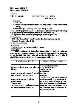 Giáo án tổng hợp Ngữ văn lớp 6