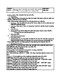 Giáo án môn Địa lý lớp 7 - Bài 34 đến bài 73