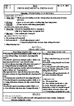 Bài soạn Sinh học 7 tiết 5: Trùng biến hình và trùng giày