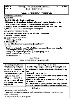 Bài soạn Sinh học 7 tiết 8: Thủy tức