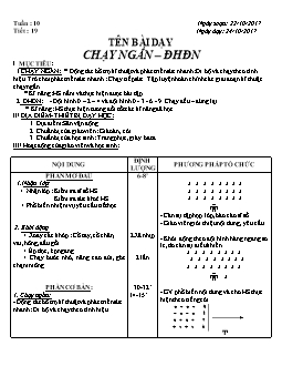 Đội hình đội ngũ 19: Chạy ngắn – Đội hình đội ngũ