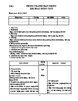 Giáo án môn Thể dục 7 (cả năm)