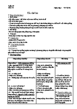 Giáo án Sinh học lớp 9 - Tuần 20