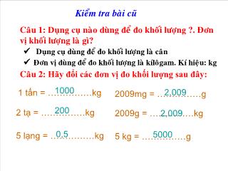 Bài giảng Vật lý 6 - Bài 6: Lực - Hai lực cân bằng