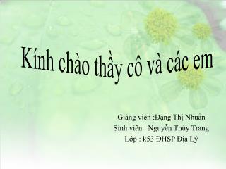 Báo cáo Tìm hiểu về tài nguyên năng lượng trên thế giới