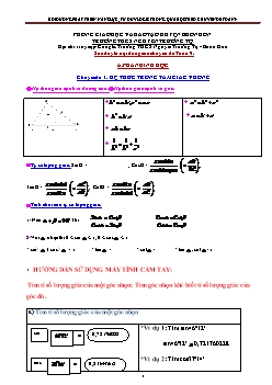 Bồi dưỡng phát triển năng lực, tư duy logic thông qua học theo Chuyên đề Toán 9