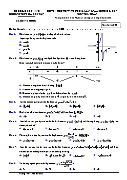 Đề thi thử THPT quốc gia lần 1 năm học 2016 - 2017 môn thi: Toán - Mã đề thi 202