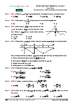 Đề thi thử THPT quốc gia năm 2017 môn: Toán - Đề số 05