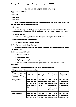 Giáo án Đại số giải tích 11 - Chương 1, 2