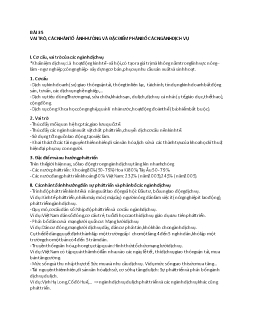 Giáo án Địa lý 10 Bài 35: Vai trò, các nhân tố ảnh hưởng và đặc điểm phân bố các ngành dịch vụ