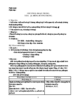 Giáo án Hình học khối 6 (cả năm)