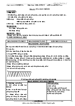 Giáo án Hình học khối 6 - THCS Ngô Quyền