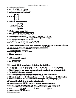 Giáo án môn Toán 10 - Một số bài ôn tập chương III