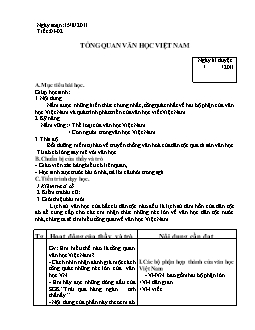 Giáo án Ngữ văn 10 kỳ I