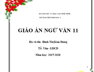 Giáo án Ngữ văn 10 tiết 60: Đại cáo bình ngô - Nguyễn Trãi-