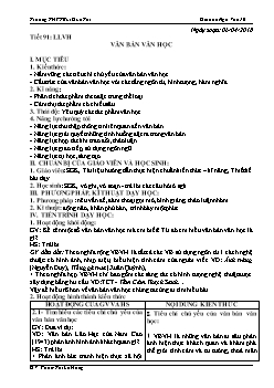 Giáo án Ngữ văn 10 tiết 91, 92, 93