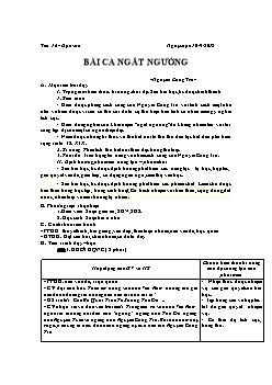 Giáo án Ngữ văn 11 tiết 16 đến 39