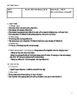 Giáo án Vật lý 11 tiết 57: Thấu kính mỏng (Tiết 2)