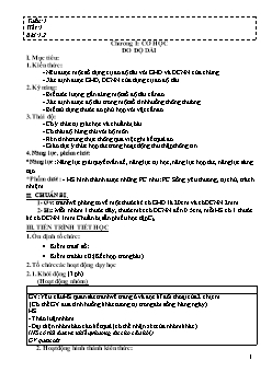 Giáo án Vật Lý 6 – theo năng lực học sinh