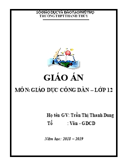 Giáo dục công dân lớp 11 - Tiết 4 - Bài 2: Thực hiện pháp luật