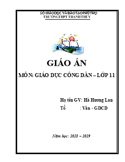 Giáo dục công dân lớp 11 - Tiết 5 - Bài 2: Hàng hóa - tiền tệ - thị trường